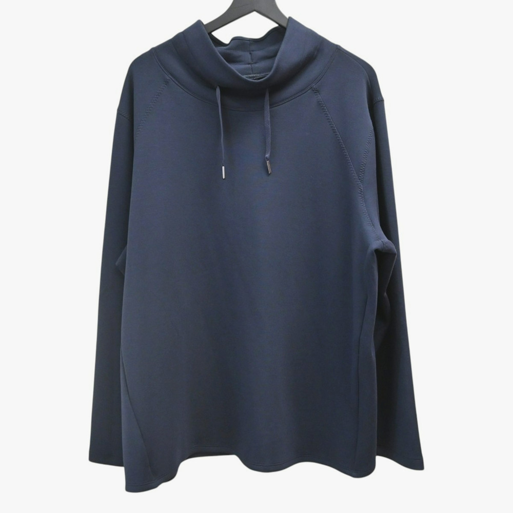 Spanx Navy Airessentials Pullover Sweatshirt Size 3X